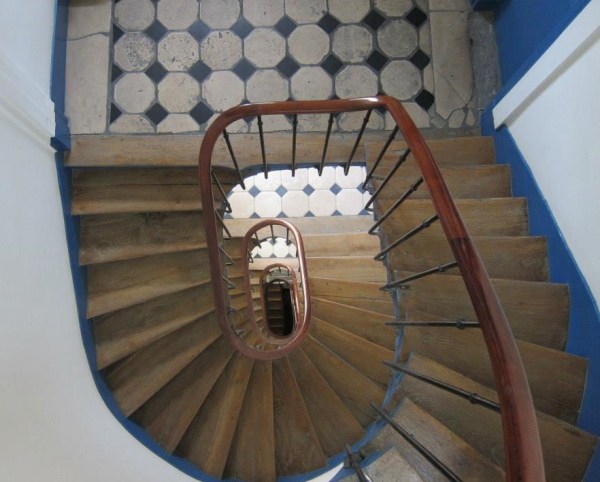 The Stairs to Joe and Aubyron's Paris Apartment