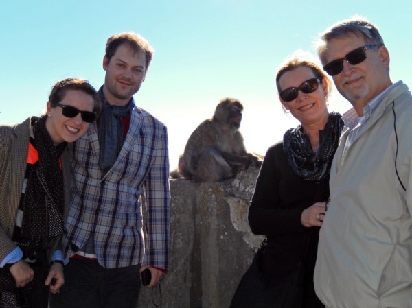 Pictured left to right - Aubyron, Joe, Monkey, Me, Bob